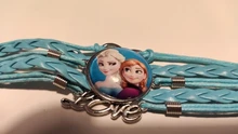 2019 Disney 2 Elsa Anna princesa de dibujos animados de figuras de acción de juguete encantador Wristand chica regalo regalos de navidad Juguetes