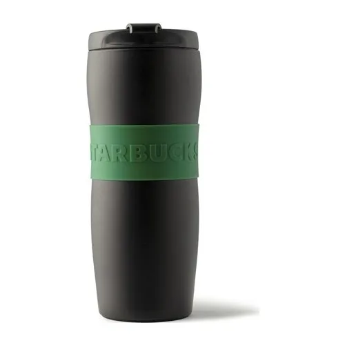 Starbucks® Classic Series Thermos - Matt Green Fekete Szín 355 Mlstarbucks® Matte Színű Rozsdamentes Acél Vákuum Lombik - Image 2