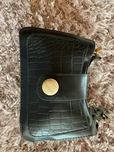 Bolso de mano con estampado de cocodrilo para mujer, bolsa de hombro pequeña con cadena de Color caramelo, diseño a la moda, de cuero, para axila, 2020