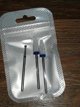 Broca de clavo de cerámica para manicura, fresa de 2,35mm, accesorios de taladro, broca para eliminar esmalte para manicura de Gel, 1 ud.