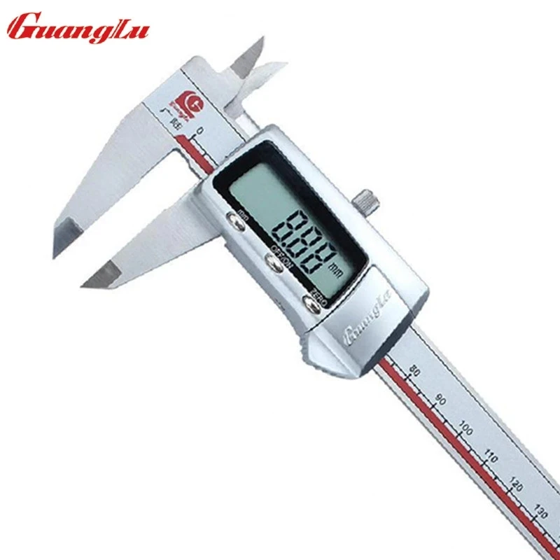 Best quality 150mm 6inch Digital vernier caliper slider caliper metal casing digital caliper Guanglu brand
