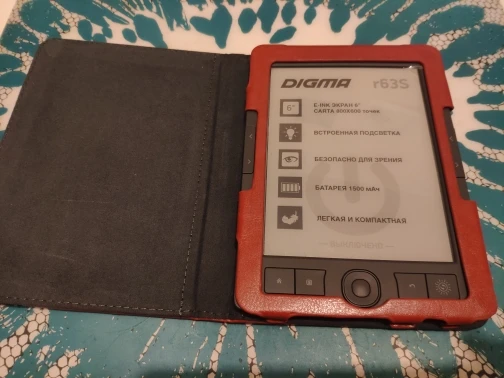 Отзыв о товаре Кожаный чехол для электронной книги для digma e630 e631 e632, чехол для digma e624 e626 e627 e629, Карманный чехол от пользователя P***a