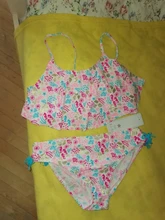 Nuevo 2021 niños traje de dos piezas Flamingo traje de baño para niñas 2021 verano Bikini conjuntos niños traje de baño bañador adorable G1-K337