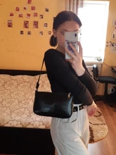 Bolsas de mensajero de hombro con patrón de cocodrilo Retro para mujer, bolsos de mano Vintage, bandoleras lisas informales, bolso cruzado