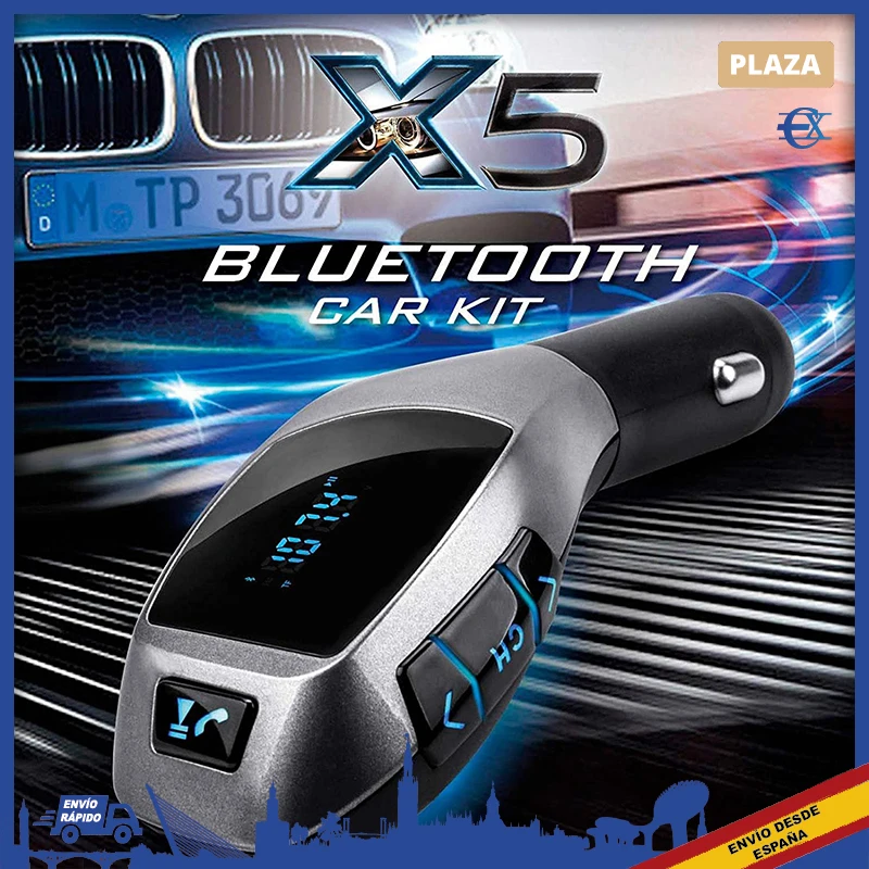 EUROXANTY®| Bluetooth автомобиль | FM передатчик беспроводной bluetooth ручной Бесплатный M 3