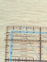 5 metros 1,5, 2,0, 2,5mm Oval cadenas para fabricación de joyería DIY suministros de pulsera de collar de cadena de resultados