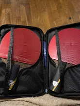 HUIESON 6 Star 2 uds nuevo y mejorado de carbono de conjunto de raqueta de tenis súper poderoso raqueta de Ping Pong bate para adultos Club de formación