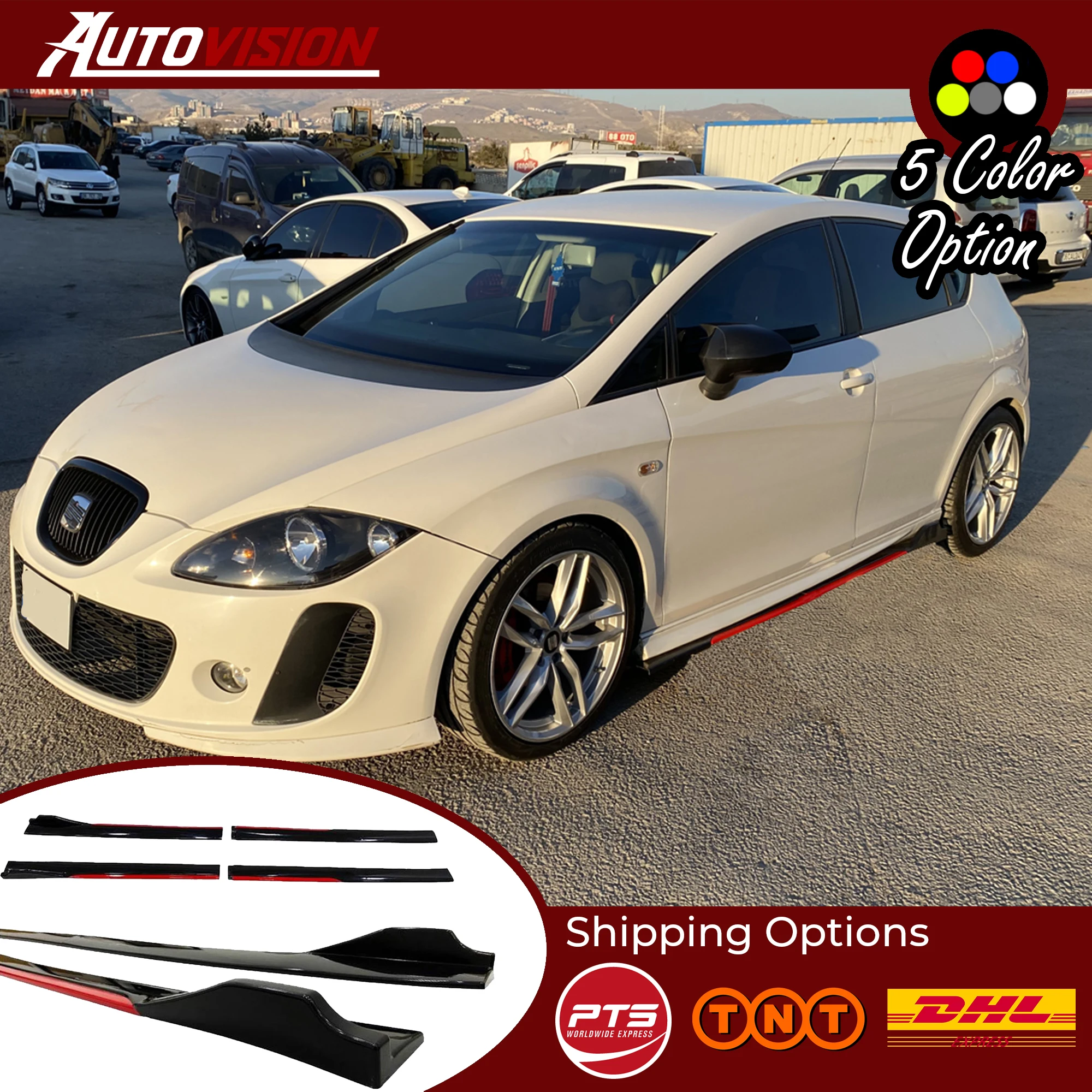 Seat Leon 1P - body kit, front bumper, rear bumper, side skirts