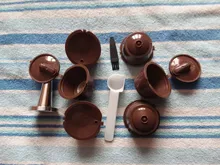 GUSTO-FILTERS Capsule Gusto-Pod-Cup Tamper Coffee-Machine-Tool Dolce Stainless-Steel