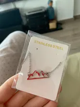 Jisensp-Collar con colgante de ondas bohemias para mujer, joyería de acero inoxidable, amuletos de surfista para playa, bisutería femenina