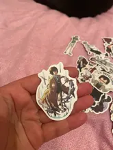 Bungo Stray-pegatinas de perros de PVC para niños, pegatinas de grafitis, maletas, equipaje, guitarra, coche, impermeable, 10/100 Uds.