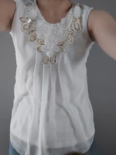 Chiffon Shirt Blouses Tops Blusas XXXXXL White Plus-Size Ladies Sleeveless Feminino 5xl 6xl