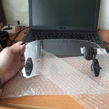 Abrazadera universal para parabrisas de motocicleta, extensión de alerón variable para protección delantera de moto Yamaha Tmax BMW R 1200GS F800GS