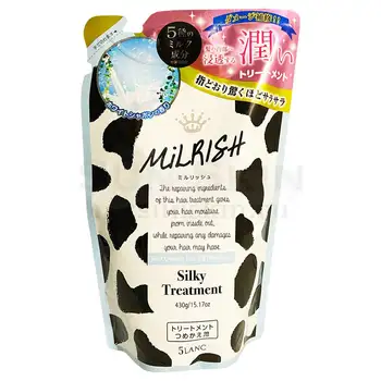 

Softening balm for shine and volume of hair with five milk components 5lanc milrish moist treatment (430 ml)