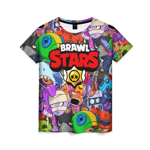 Женская футболка 3D BRAWL STARS|Футболки| |