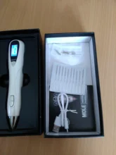 Nuevo bolígrafo de Plasma láser topo tatuaje peca verruga Etiqueta de eliminación pluma mancha removedor de cara LCD cuidado de la piel de la máquina de la belleza