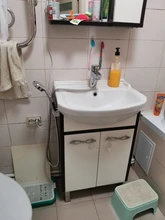 Bathroom Basin Faucet Tap-Sink-Faucet-Mixer Shower-Head Chrome Single-Handle Hot-And-Cold-Water-Hose