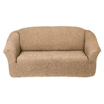 

Cover for triple sofa without ruffles, beige