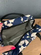 Winmax-fiambrera térmica portátil con estampado Floral para mujeres y niños, bolsa térmica para conservar alimentos frescos