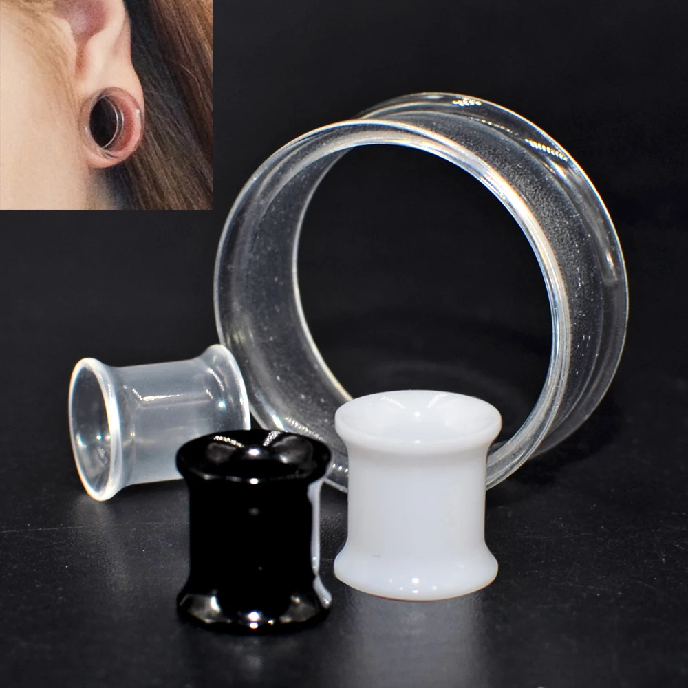 3 Paires De Nouveaux Bouchons D'oreille En Silicone Transparent