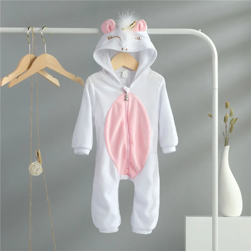 Toddler Newborn Unicorn Baby Girls Fleece Romper Jumpsuit Jumper Outfits Costume Rompers Aliexpress
