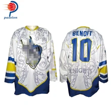 Дизайн на заказ, высокое качество хоккей на льду рубашка № 10