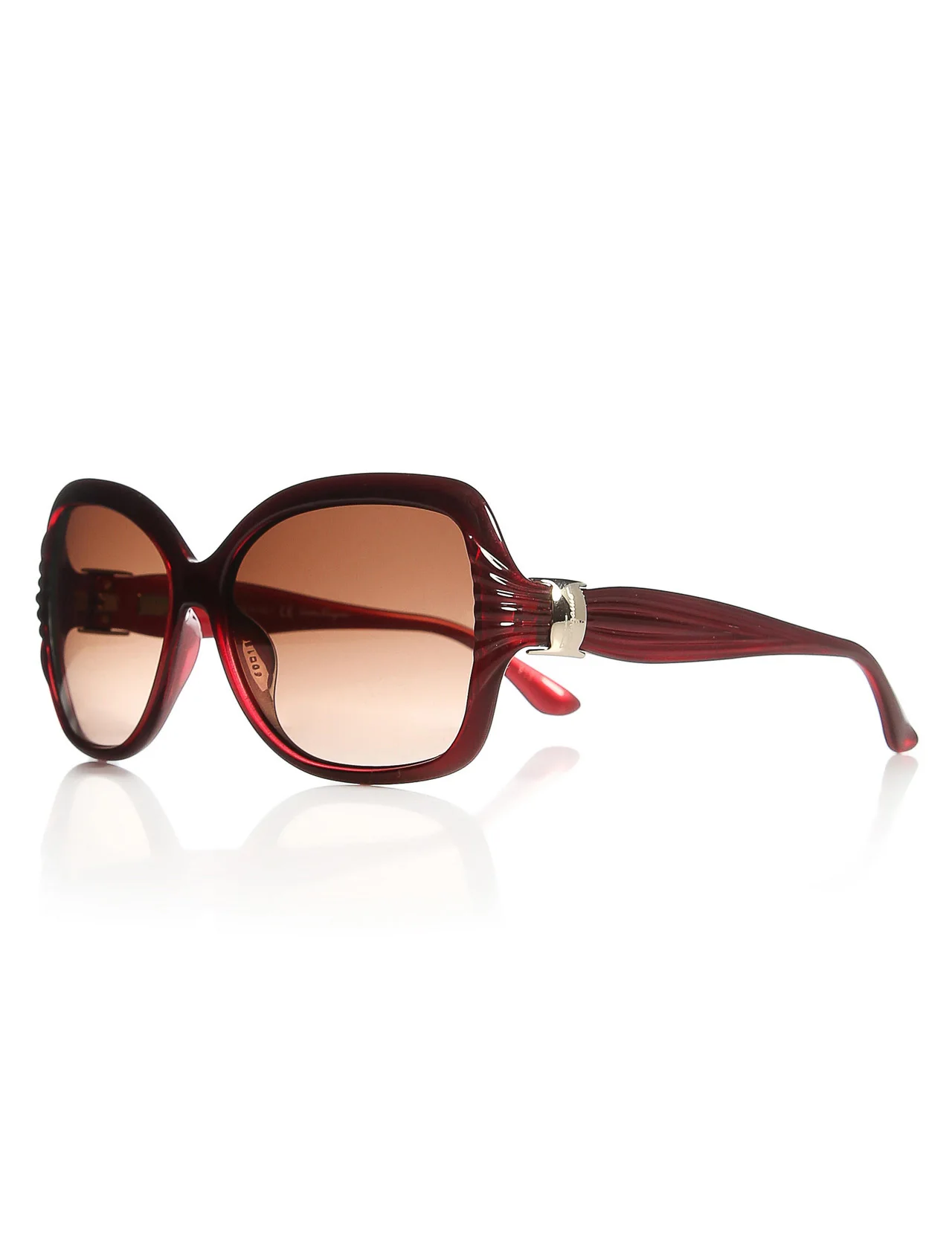 

Women's sunglasses sf 649s 624 bone red organic square aval 59-18-135 salvatore ferragamo