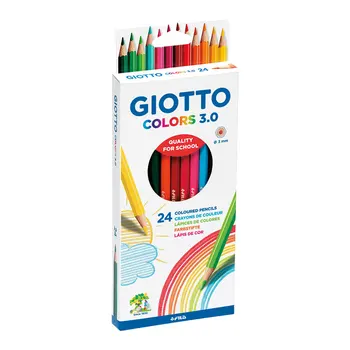 

Color wooden pencil set colors, 3.0mm, 24 colors 24 colors