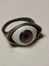 Nueva moda clásica diabólico Vintage ojo anillo de dedo ojo Punk bisutería gótica Halloween anillo de regalo