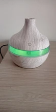 Humidificador de aire eléctrico de 300ML con USB, difusor de Aroma, niebla, aceite de grano de madera, aromaterapia, Mini, con 7 luces LED, para coche, casa y oficina