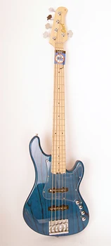 

Gb75jj-ab GB series bass guitar, 5-string, blue, Cort