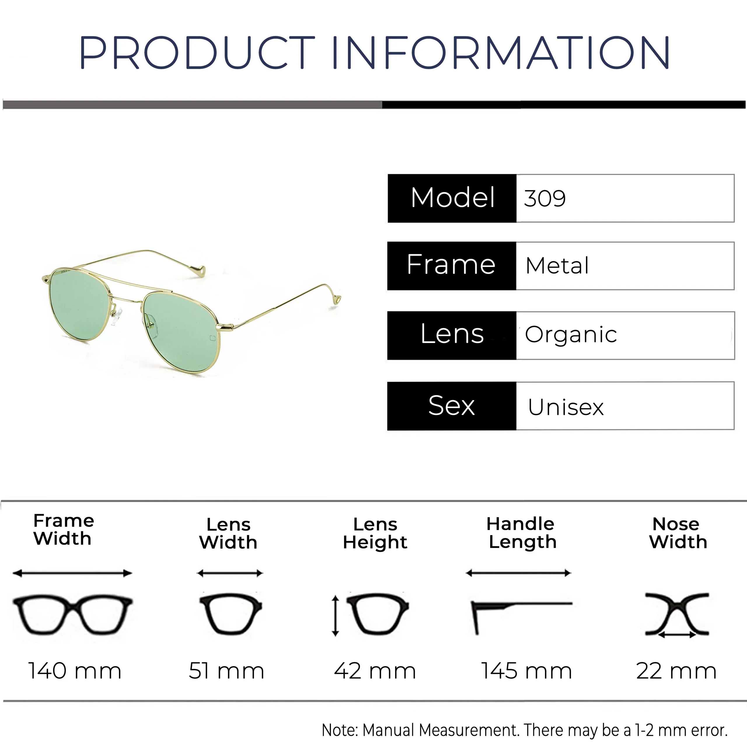 Zolo eyewear 309 ретро Авиатор Пилот синие солнцезащитные очки