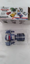 Kit de transformación de Robot 2 en 1 para niños, modelo de coche deformado de 12cm, regalo para niños