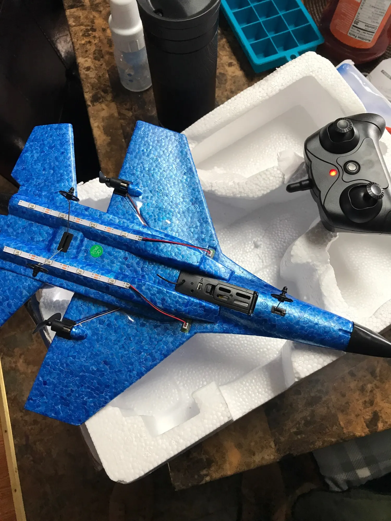 Attachment image review on RC Foam Aircraft SU-35 Plane 2.4G Radio Control