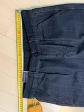 Pantalones vaqueros rectos de estilo japonés para hombre, Jeans harén de longitud hasta el tobillo, holgados e informales, azul, Retro, para verano, 181217