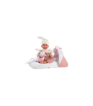 

Llorens-bath doll 43cm newborn Crybaby with Changer, blanket and pacifier