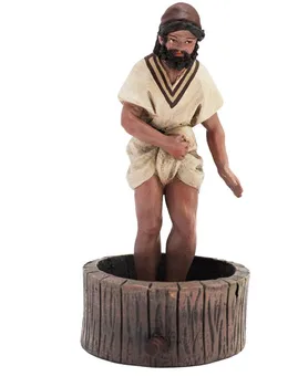 

Christmas Nativity Scene, Birth, manger, original Replica J.L.Mayo Man treading grapes BEL101