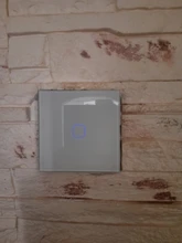 Glass-Switch Wall-Light Crystal Minitiger White 1-Gang Luxury Standard 1-Way EU