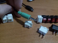 Switch Push-Button SPST 250V Black White KCD11 Snap-In-On/Off 3A 10x15mm 10pcs And Red