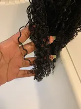 Rizado rizado Afro peluca con flequillo completo máquina cuero cabelludo peluca superior 200 de densidad Remy corto brasileño rizado pelucas de cabello humano Xcsunny