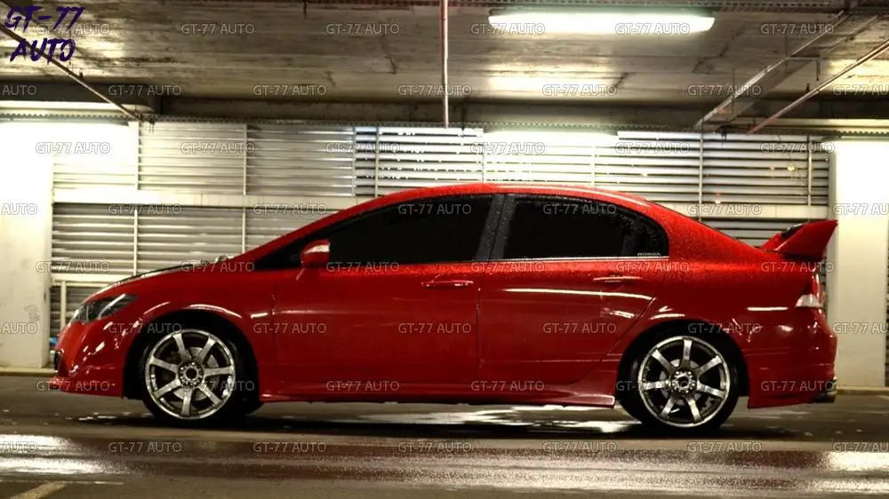 Декоративные накладки на пороги для Honda Civic 4D 2006-2011 накладки на пороги 1 комплект/2 шт. внешний материал АБС-пластик стиль