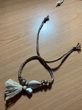 Tobilleras para mujer y niña, joyería para pies, vacaciones, playa, pulsera para sandalias descalzas, correa para el tobillo, Concha Bohemia, tobillera con borla