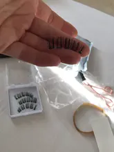 LEKOFO-pestañas postizas magnéticas 8D, conjunto de 5 pestañas de visón gruesas de imitación, magnéticas, naturales, pinzas, 2 pares