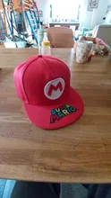 Gorra de baseball con bordado de Mario para niñas, informal, cosplay, hip hop, para viajar al aire libre