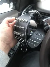 Pet-Dog-Collar Studded Wide-Spikes Doberman Pitbull 3inch for Large Breeds Pitbull/Doberman/M/..