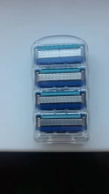4 unids/lote cuchillas de afeitar 5 capas de cuchilla de afeitar para Gilettee de energía de fusión de afeitar BladesFor Gillette Proglide máquina
