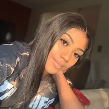 Hueso recto frente de encaje pelucas de cabello humano transparente peluca Frontal de encaje T parte Remy brasileño recto peluca con malla Frontal 28 30 pulgadas