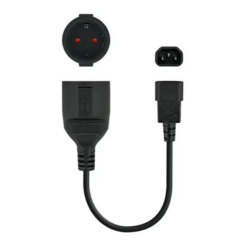 

Power supply cable C14 socket Shuko NANOCABLE 10.22.0901 (25 cm)