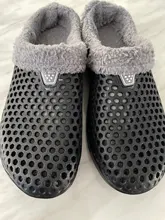 Couple Slippers Mules Garden Clogs Fuzzy Plush Warm PULOMIES Women Indoor And Winter