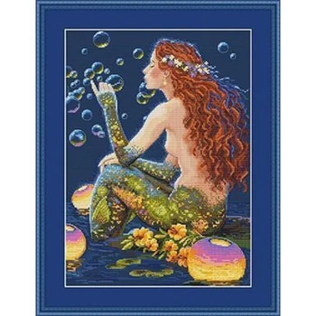 

Set for embroidery stitch мережка к-46 bubbles (bubbles) 23x31 cm